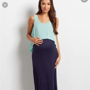 Pink Blush Maternity Dress